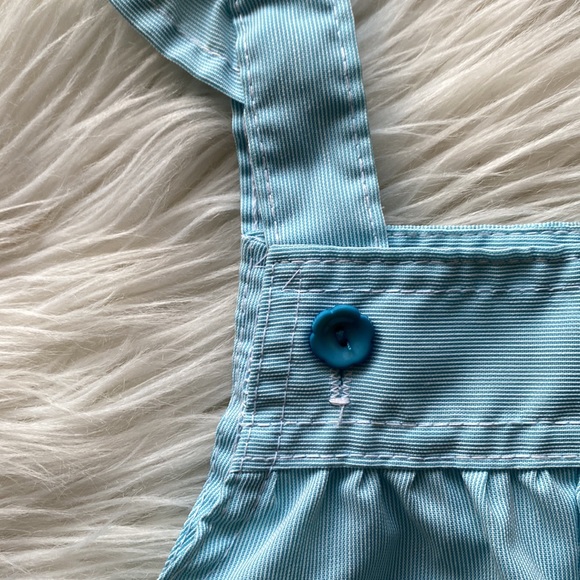 Vintage 70/80s overall/jumper ruffle detail short. NWOT - Picture 2 of 9
